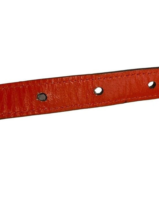 GUCCI - Orange Leather Belt